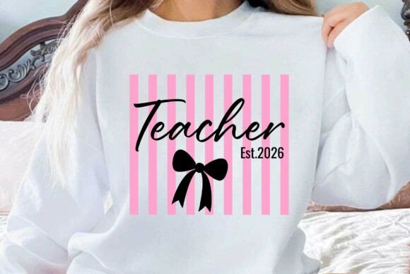 Coquette Teacher Graphics for T-Shirt Designs