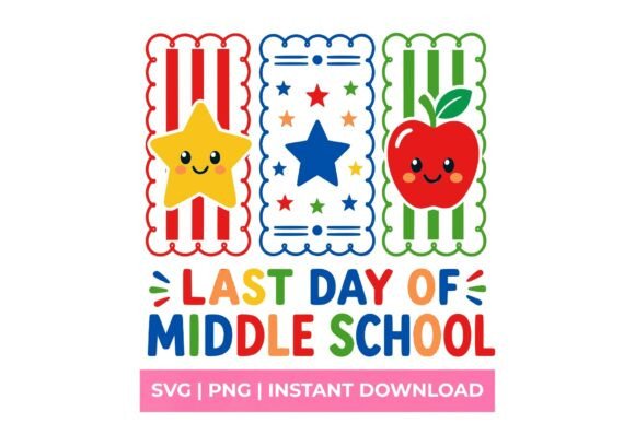 Reviewing Last Day of Middle School Primary SVG