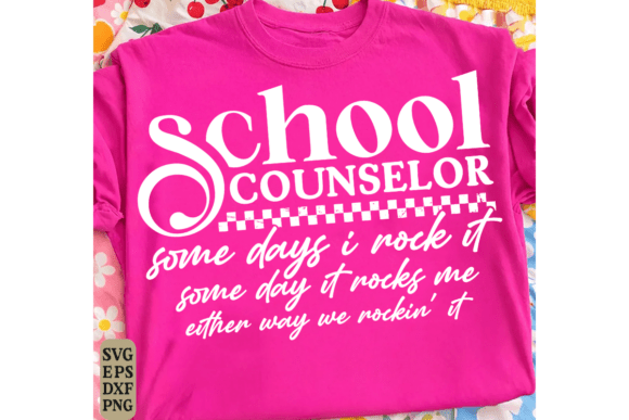 Reviewing School Counselor Svg: Some Days I Rock It