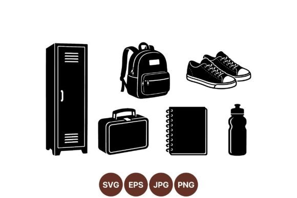 School Essentials SVG: Graphics & Illustrations