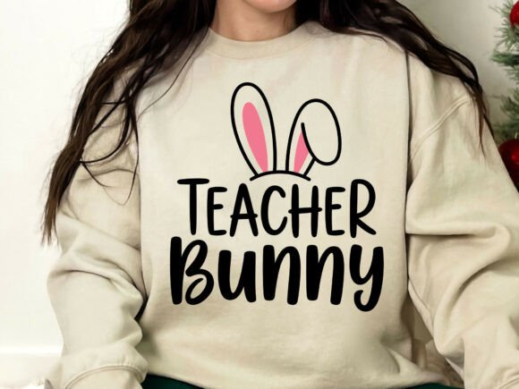 Teacher Bunny SVG: Graphics for T-Shirt Designs