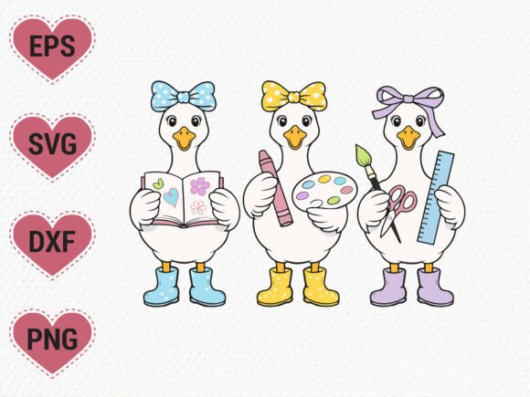 Teacher Goose Svg: Graphics for T-Shirt Designs