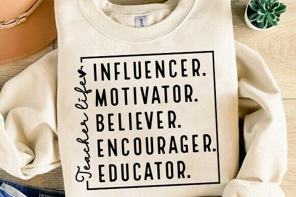 Teacher Life SVG: Graphics for T-Shirt Designs