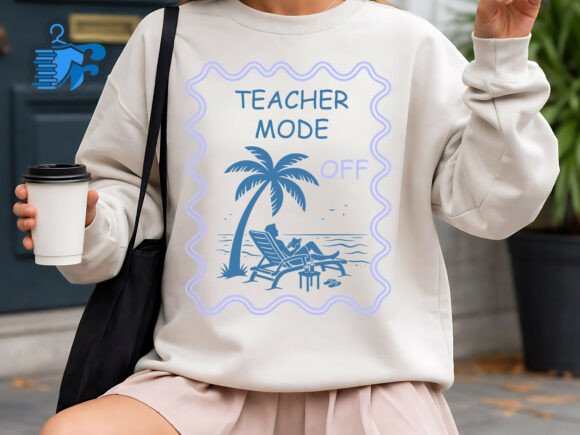 Teacher Summer Vacation SVG: Graphics for T-Shirt Designs