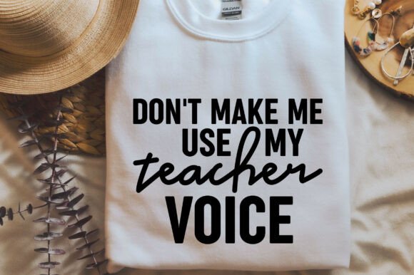 Teacher Voice SVG: Graphics for T-Shirt Designs