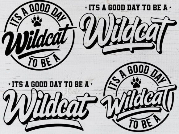 Wildcat SVG Graphics for T-Shirt Designs
